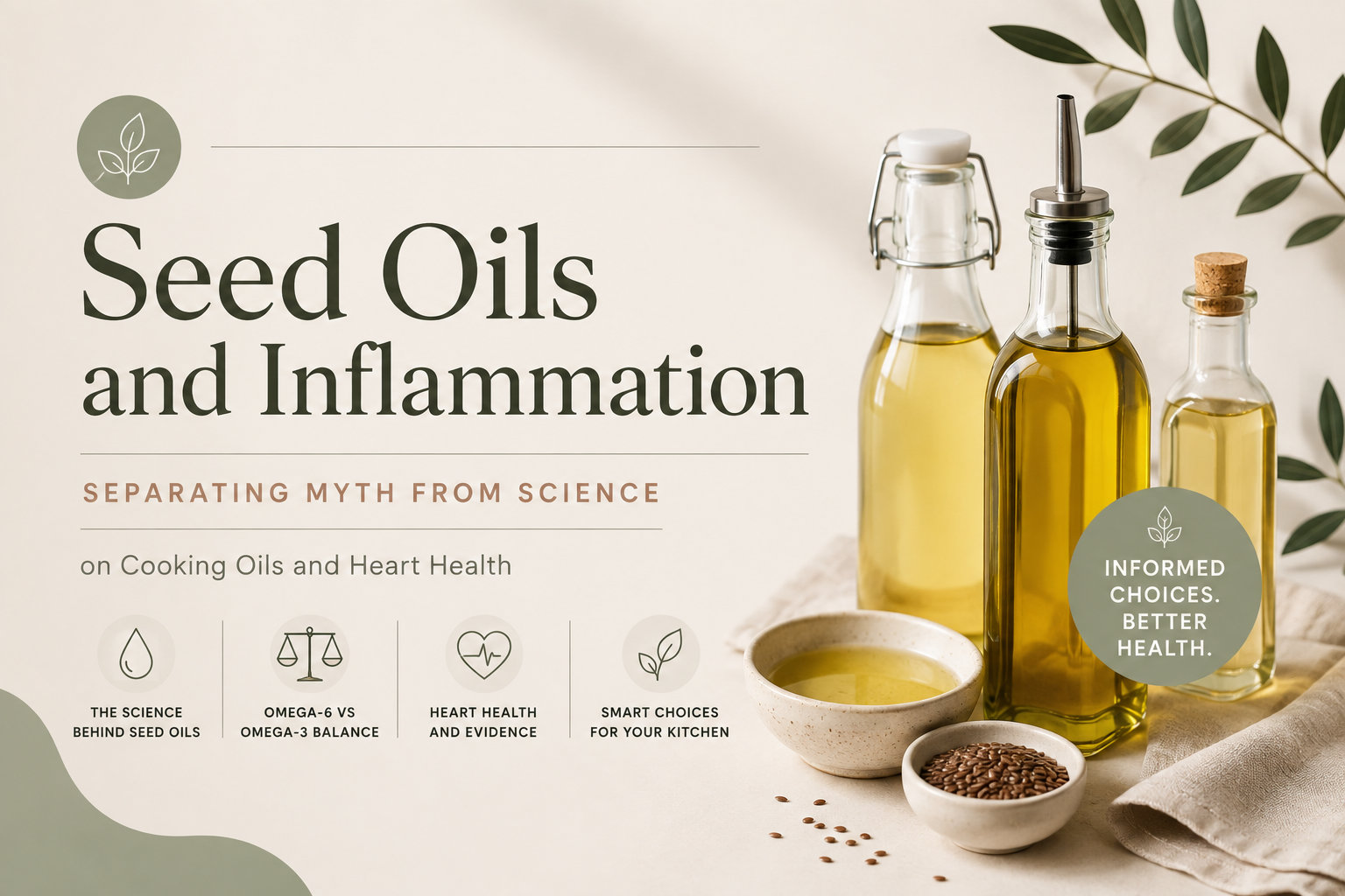 Seed Oils and Inflammation: Separating Myth From Science on Cooking Oils and Heart Health